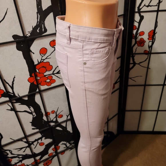 MOSSIMO LADIES PREMIUM DENIM SOFT LAVENDAR/SIZE 2 - Picture 3 of 10